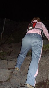 bouldering our way up the volcano